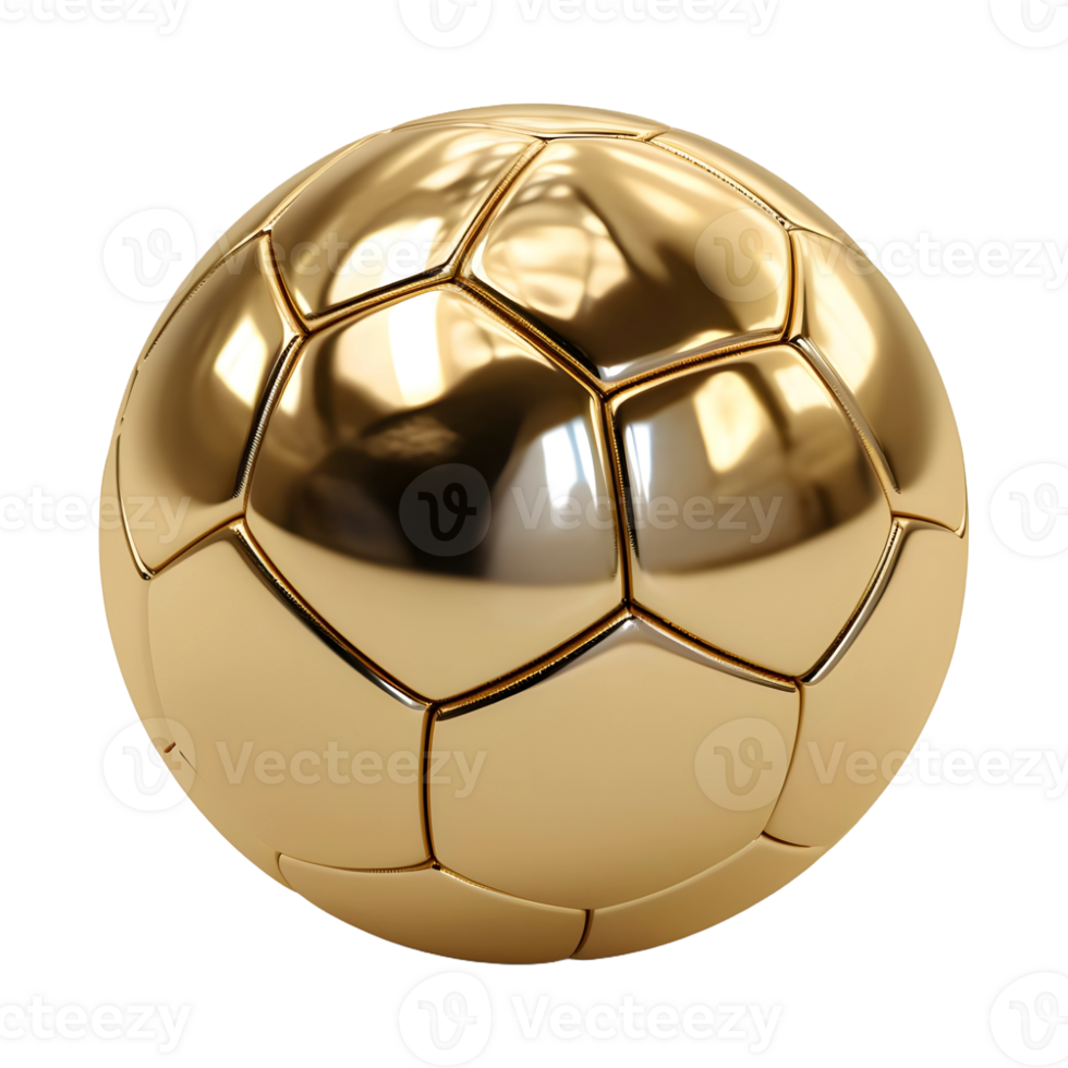 AI generated 3D Rendering of a Soccer or Football on Transparent Background - Ai Generated png