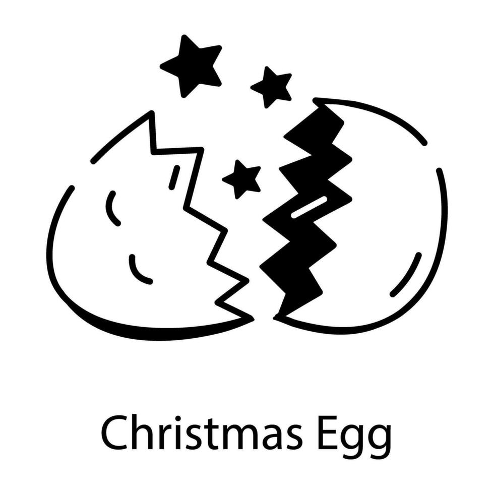 Christmas Event Linear Icon vector