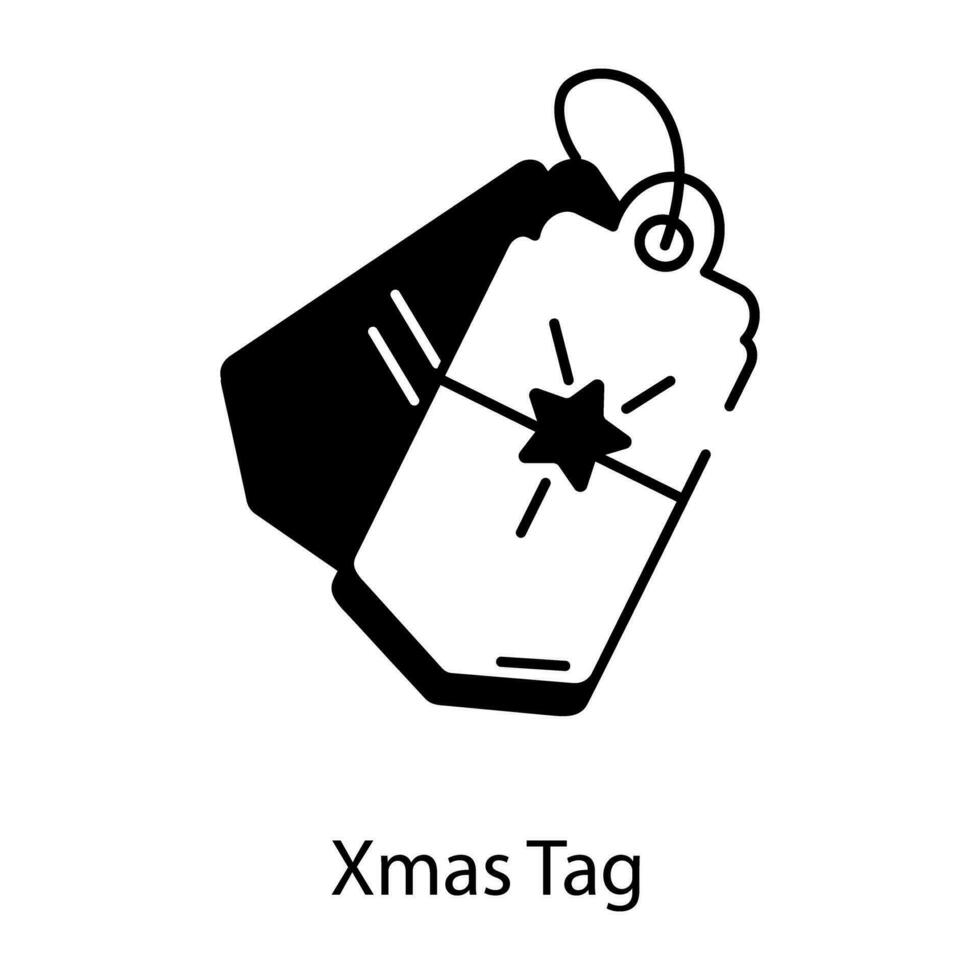 Christmas Event Linear Icon vector