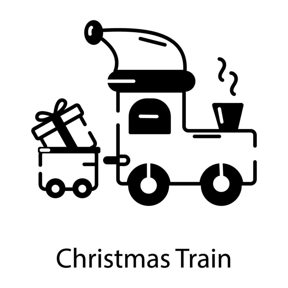 Christmas Event Linear Icon vector