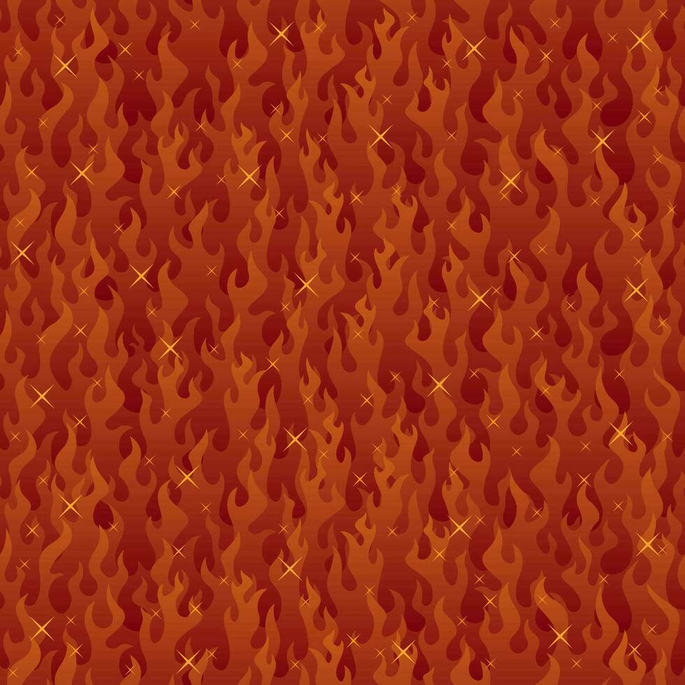 Fire Background Seamless vector