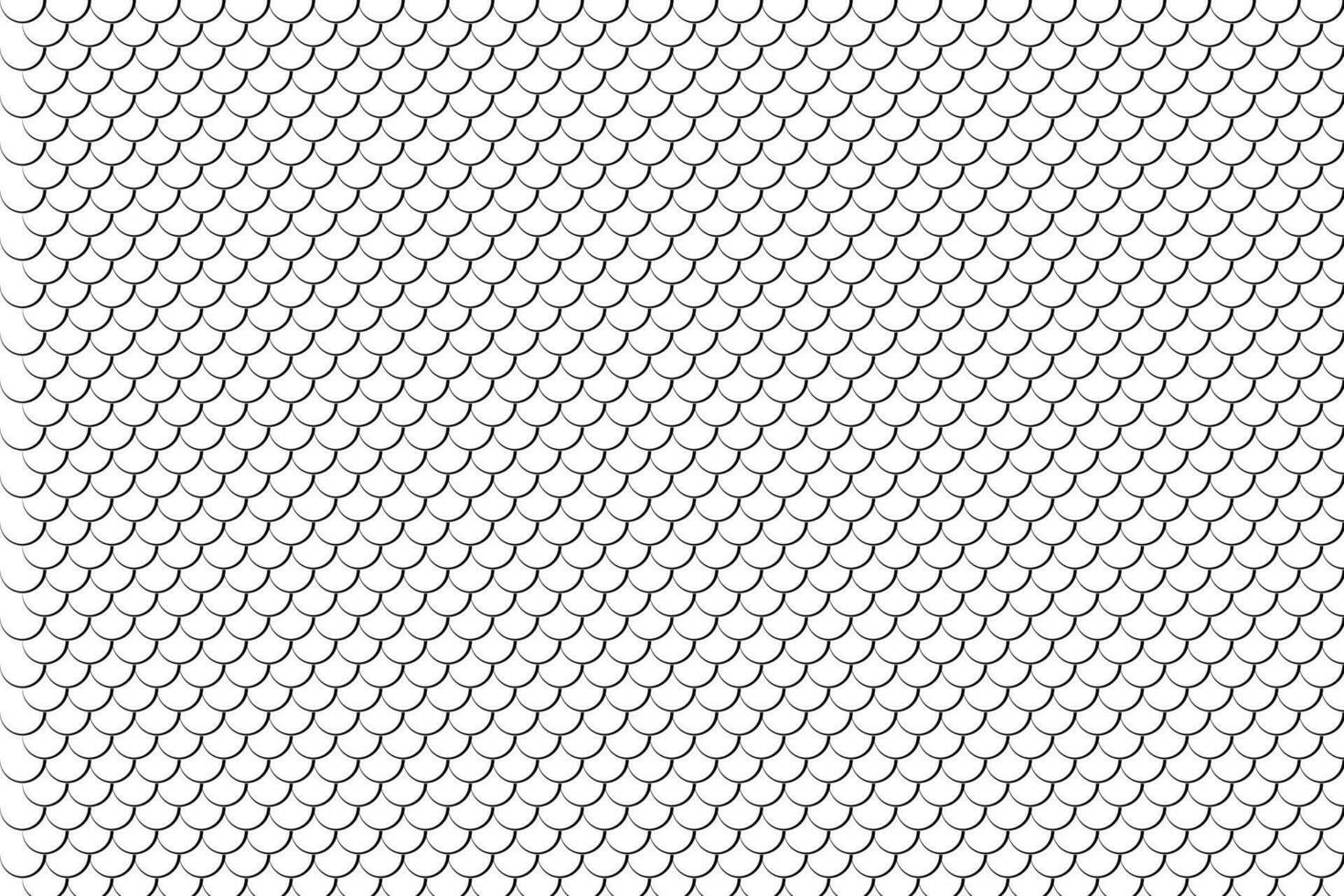 Fish scale pattern line art, tile pattern line, mermaid tail pattern