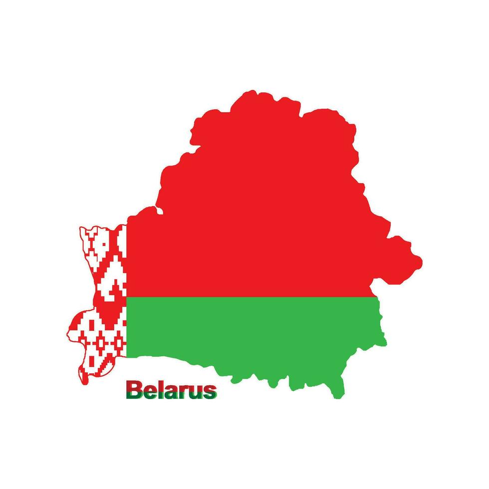 bielorrusia mapa icono vector