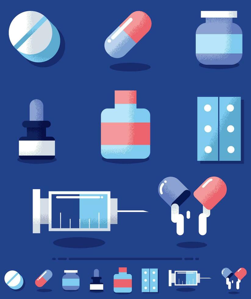 Drugs Flat Design vector