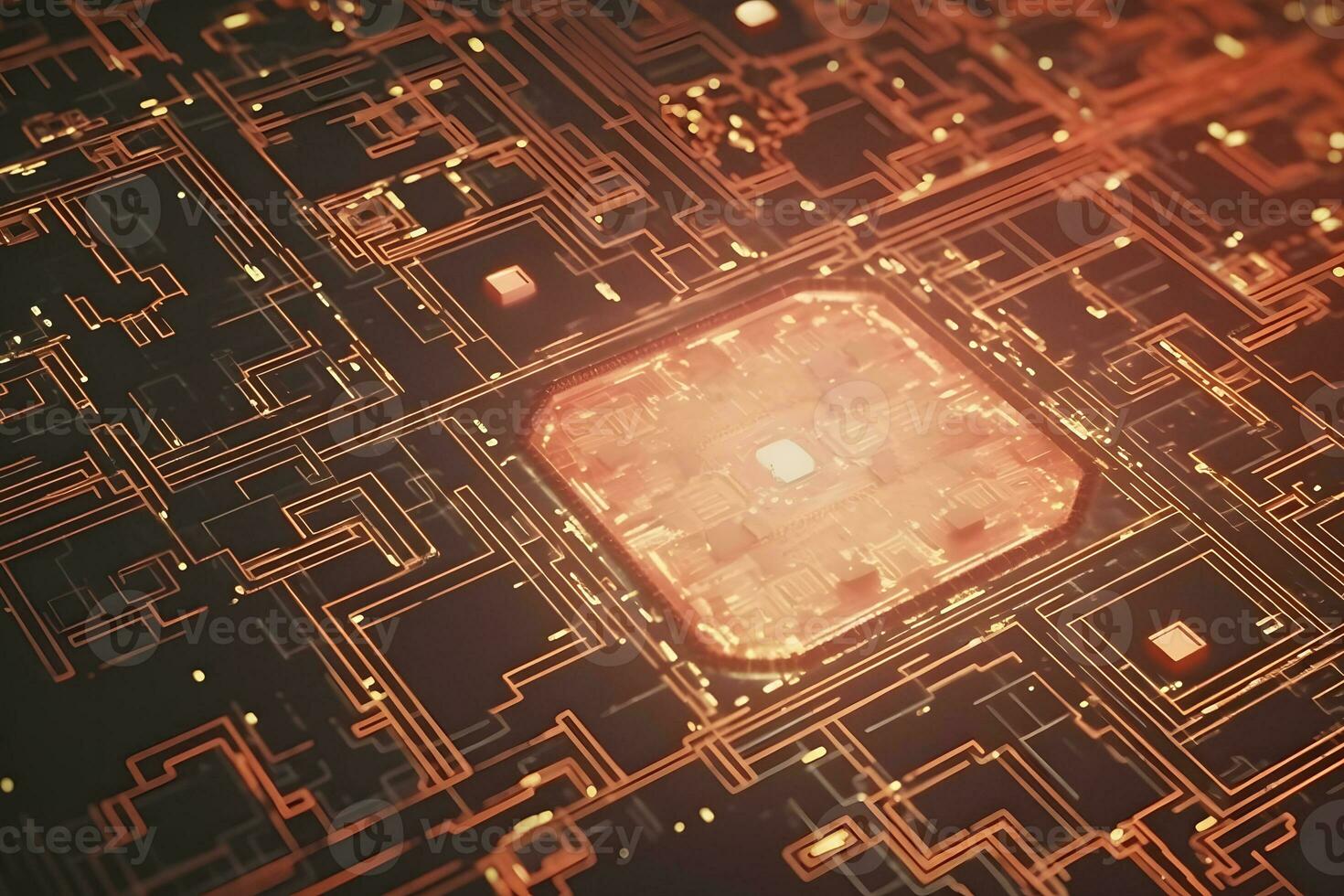 AI generated Digital cyberspace and digital data network connections concept. Future technology digital abstract background. Neural network AI generated photo