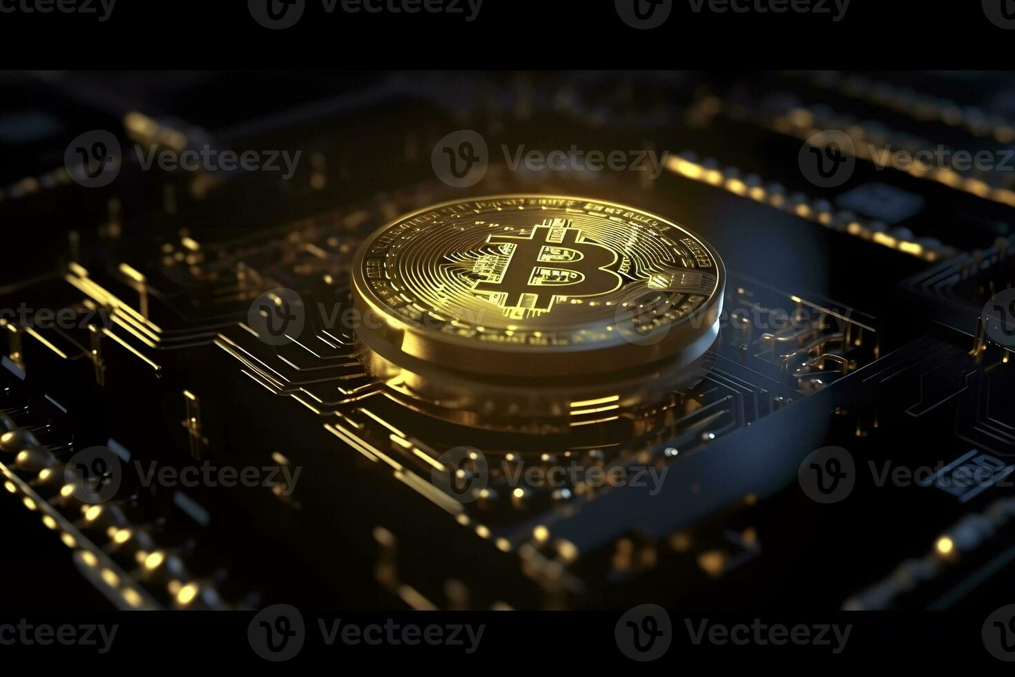 AI generated Concept Of Digital Wallet And Bitcoins. Neural network AI generated photo