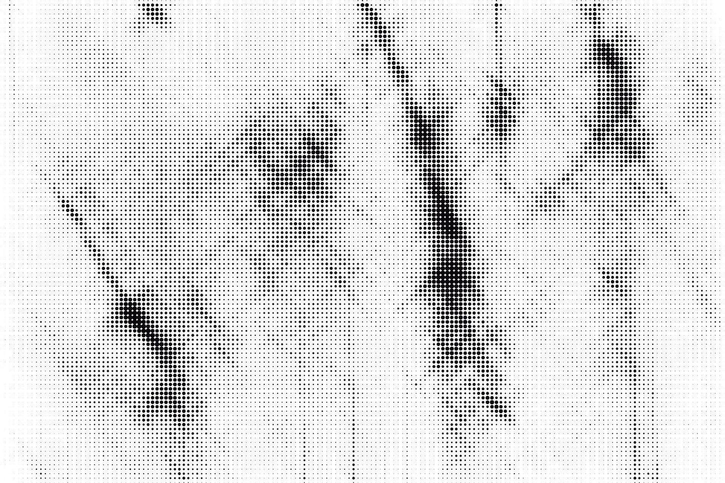 Halftone background vector, abstract backdrop design with two tone pattern and copy space for edit your content vector