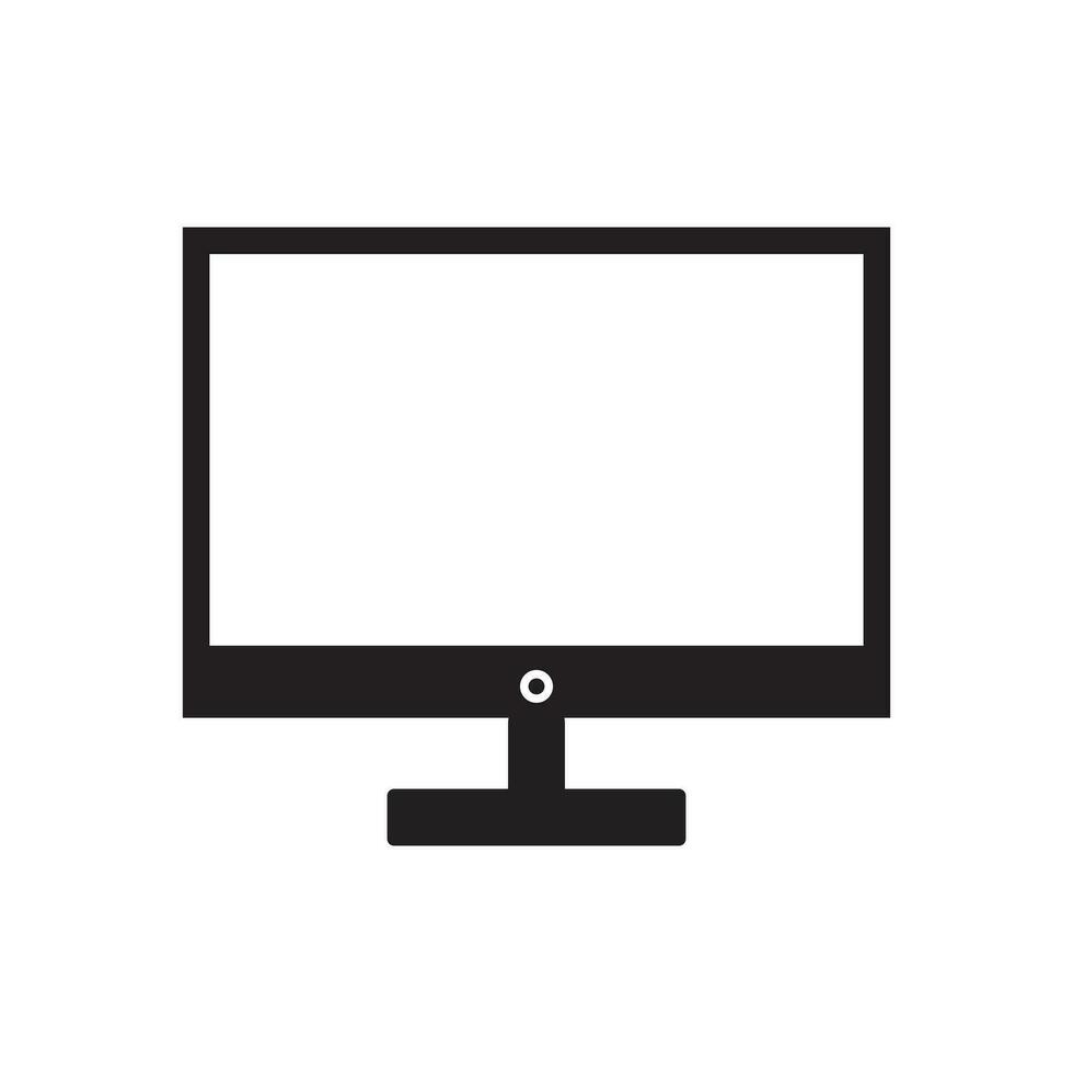 computer monitor vector symbol logo