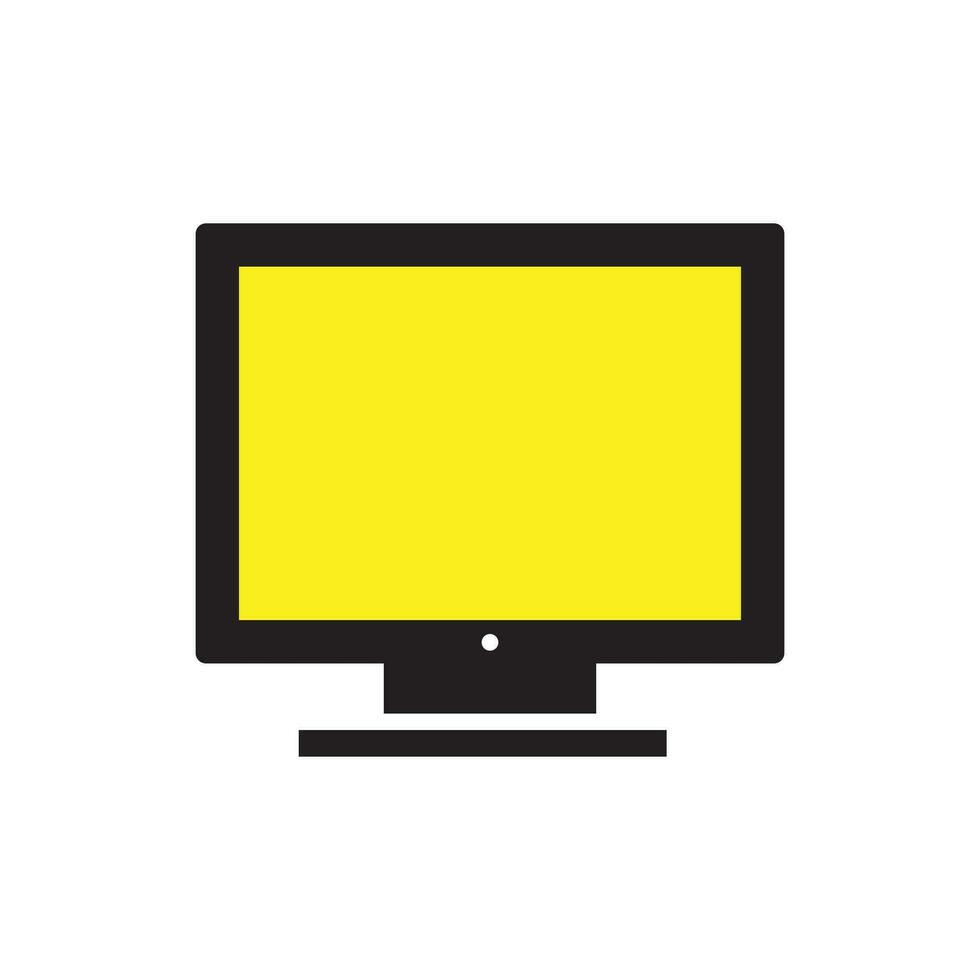 computer monitor vector symbol logo