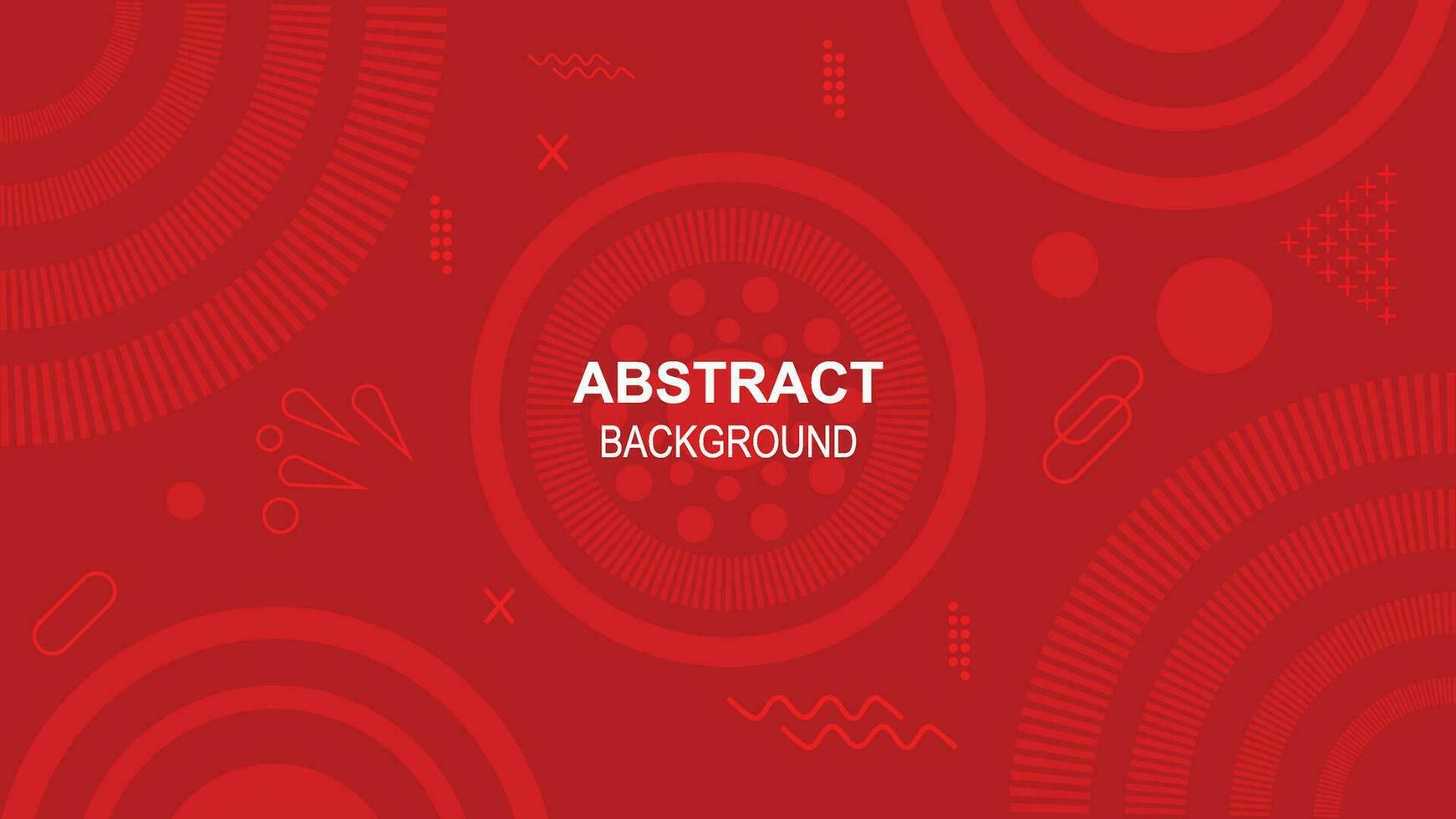 Red modern abstract background design vector
