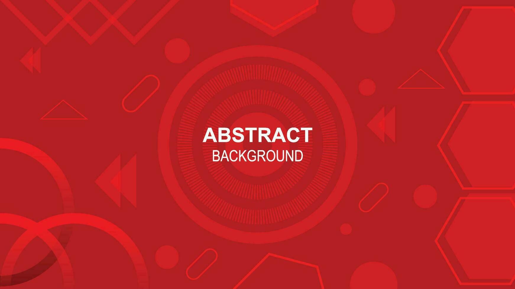 Red modern abstract background design vector