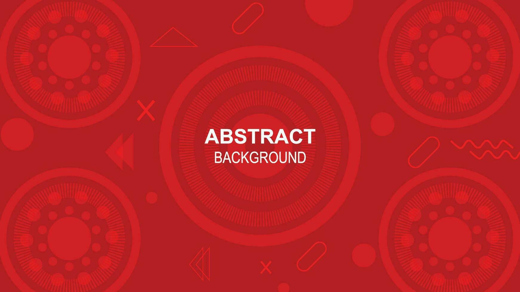 Red modern abstract background design vector