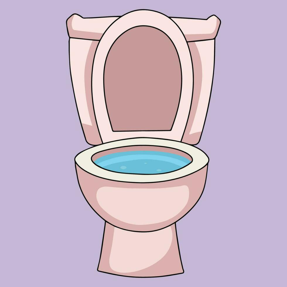 Premium toilet vector image