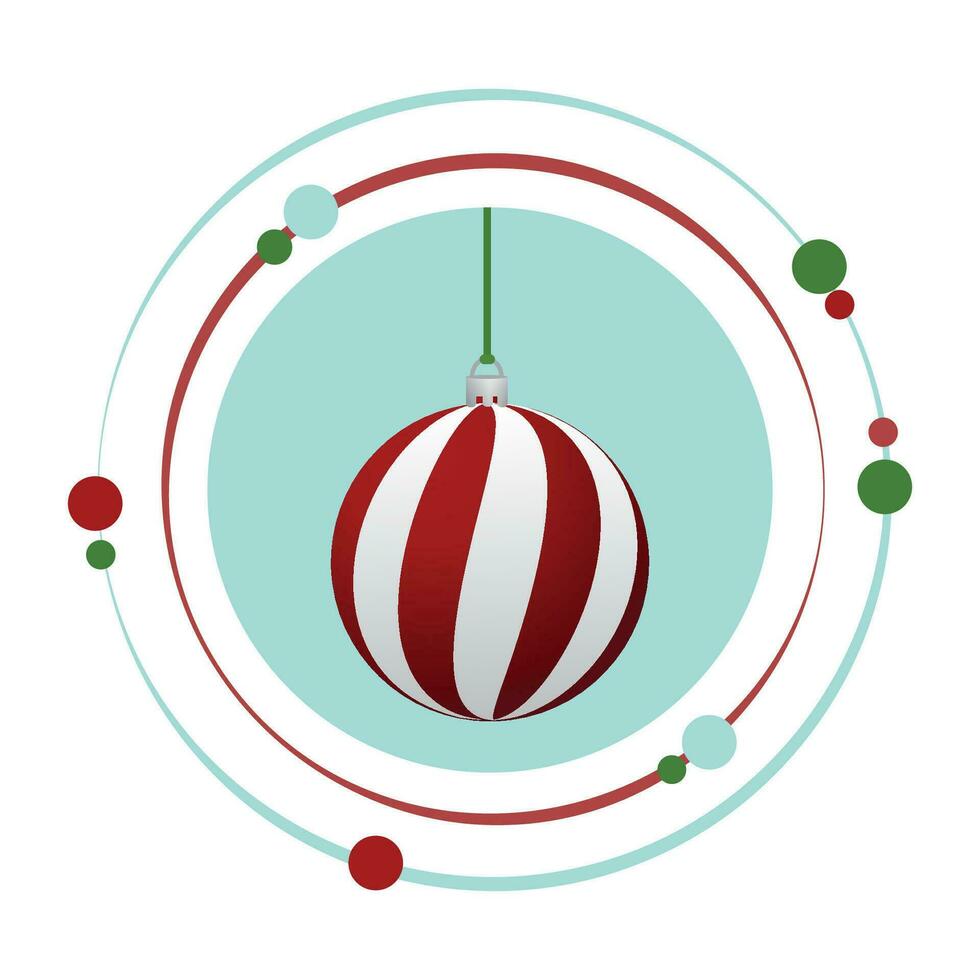 Ornament bauble holiday vector illustration graphic icon symbol