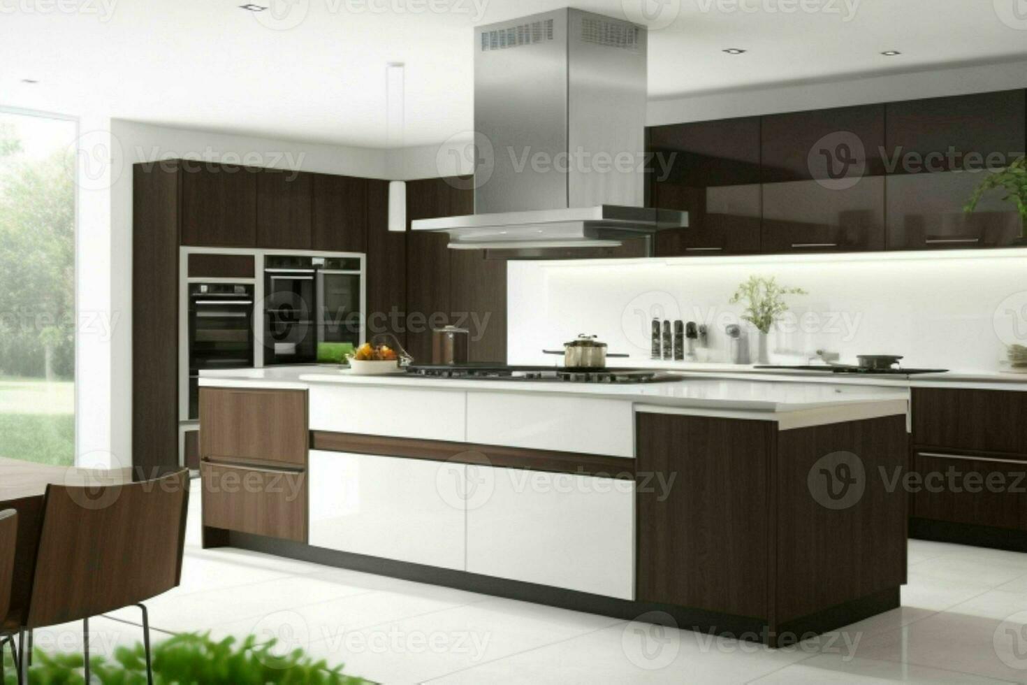 AI generated Modern Kitchen Styles. Pro Photo