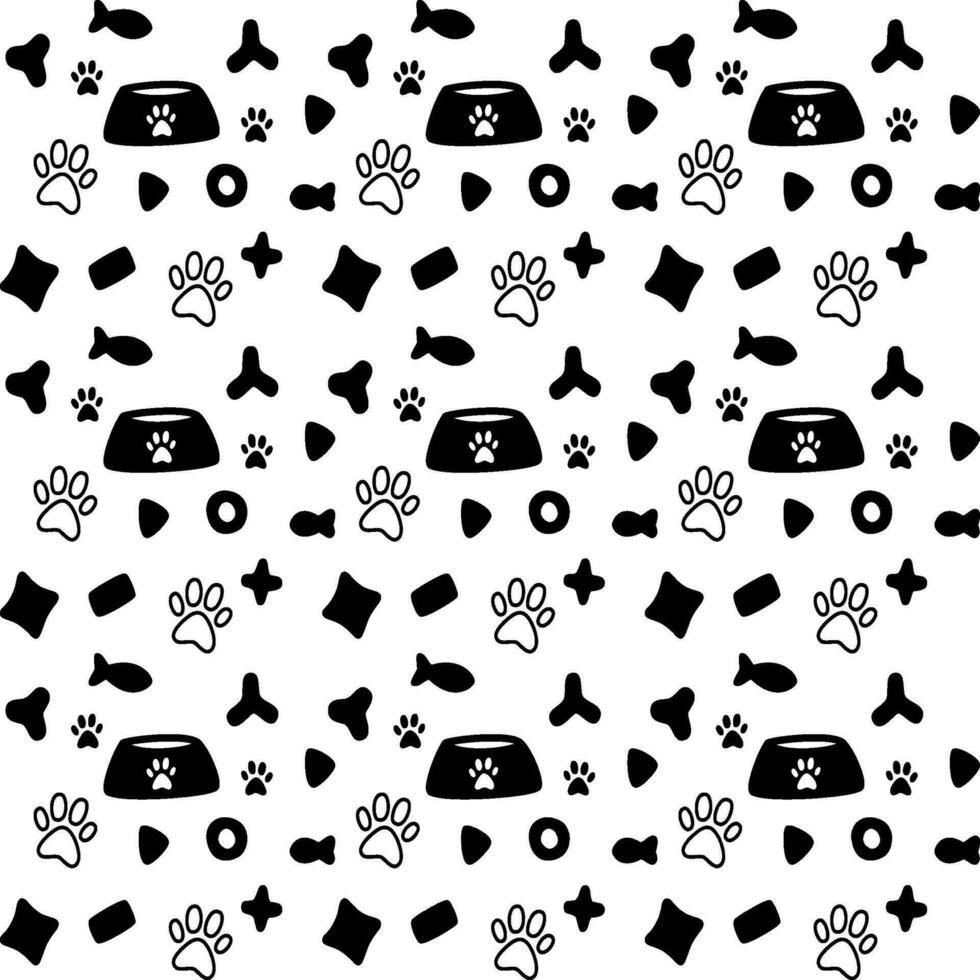 pet food pattern background.  pattern of cat food. packaging pets food. kitten food pattern background. kitten food pattern. vector