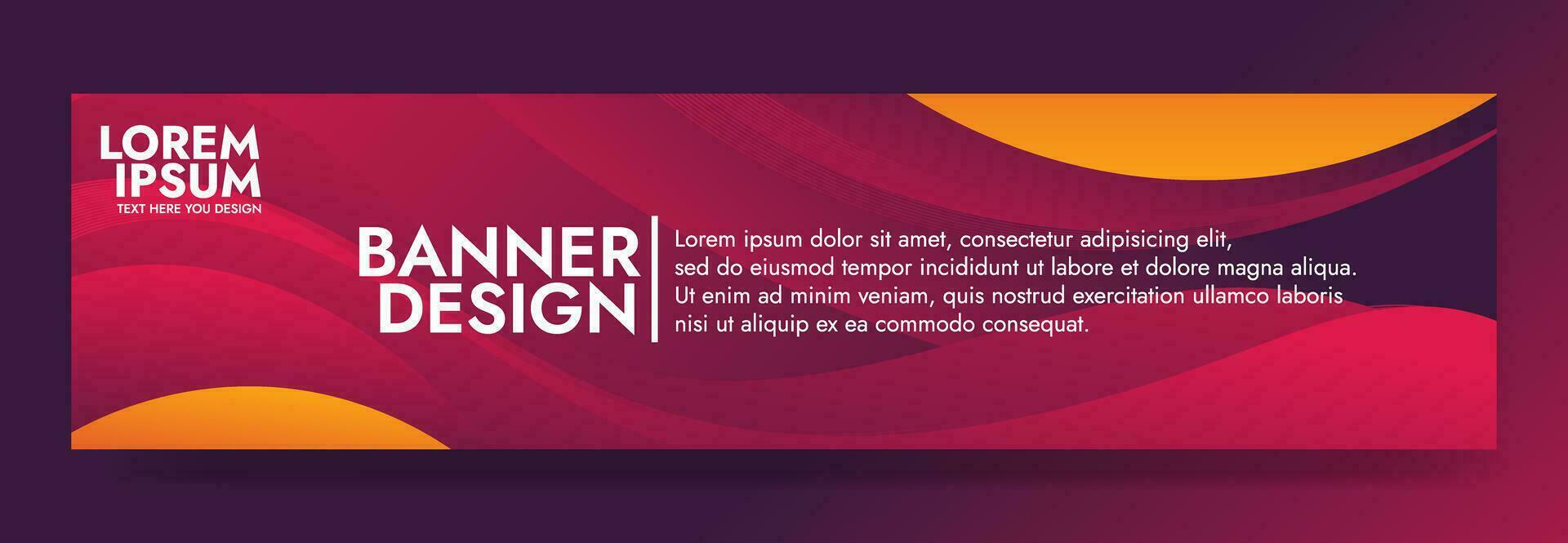 Abstract  red banner color with a unique wavy design. It is ideal for creating eye catching headers, promotional banners, and graphic elements with a modern and dynamic look. vector