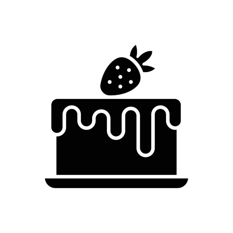 cake icon vector design template simple and clean