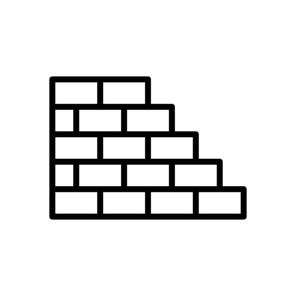 bricks icon vector design template simple and clean