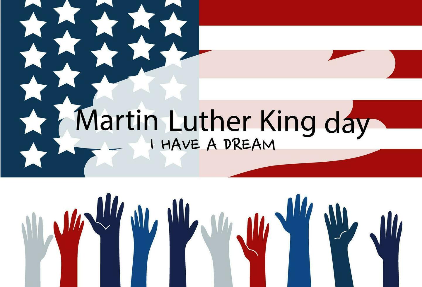 Martin Luther King day vector