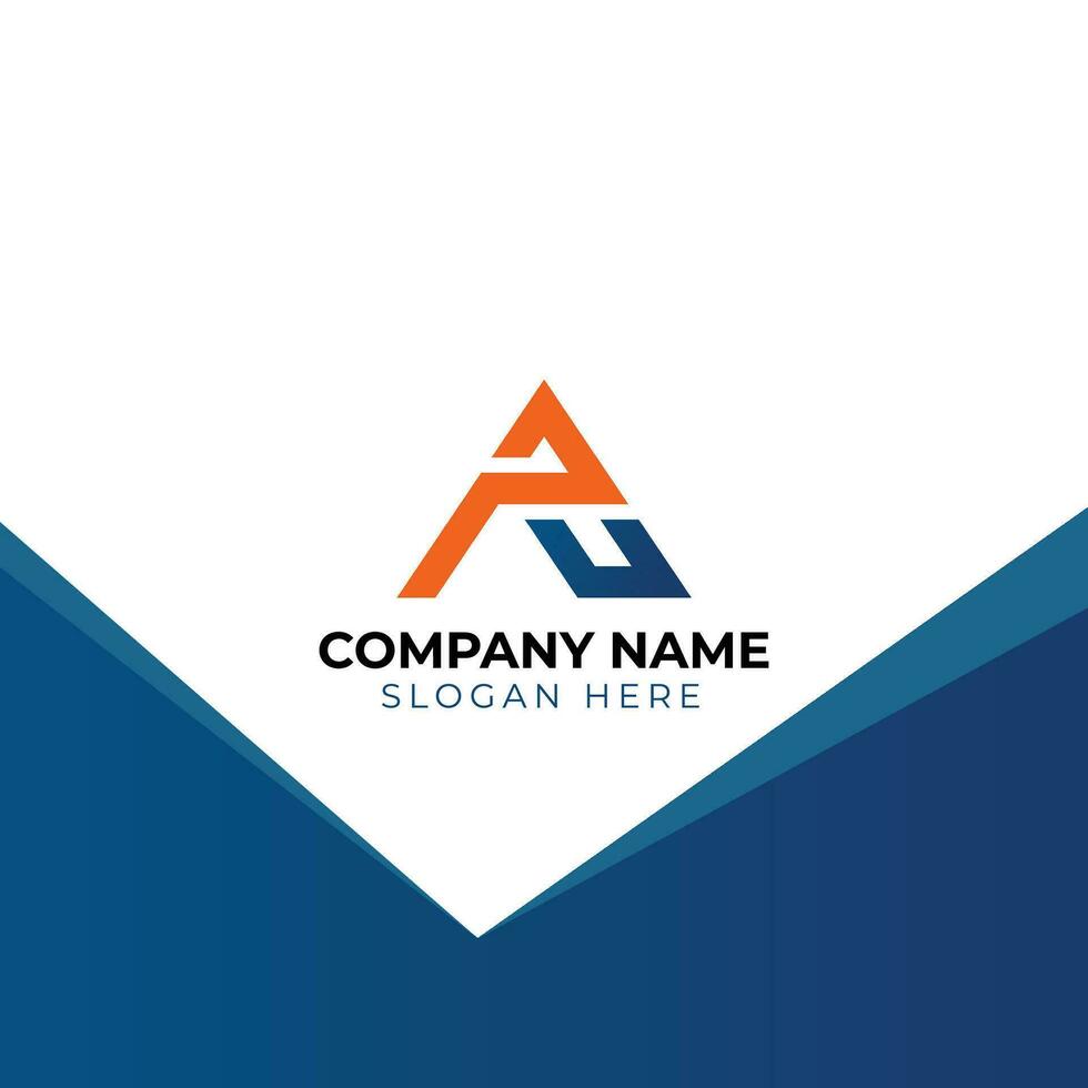 A letter logo design vector