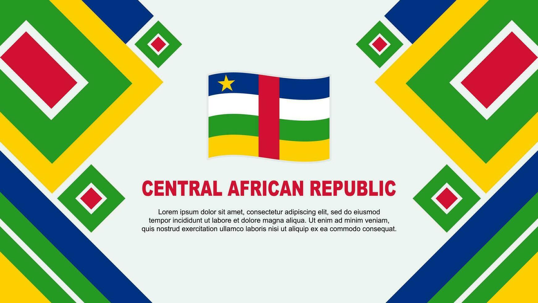 central africano república bandera resumen antecedentes diseño modelo. independencia día bandera fondo de pantalla vector ilustración. dibujos animados