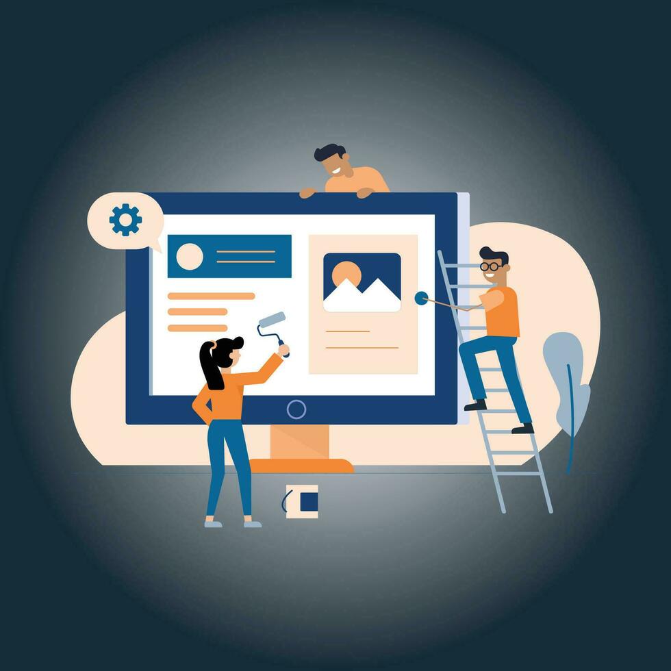 Teamwork design Vector