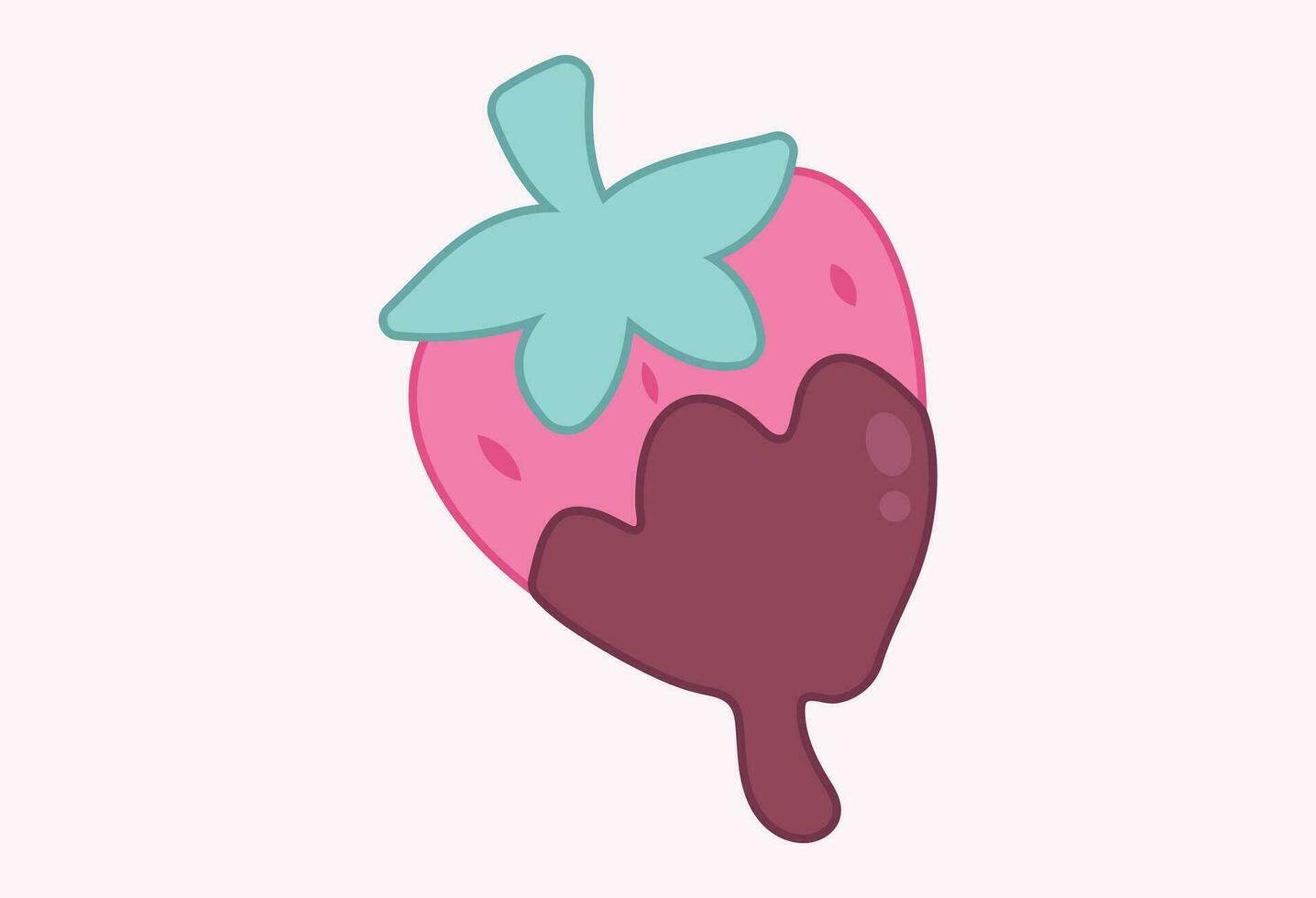 Happy Valentine's day vector art cute decorations. Simple pastel pink designs