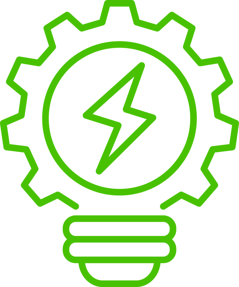 energy efficiency line icon symbol illustration png