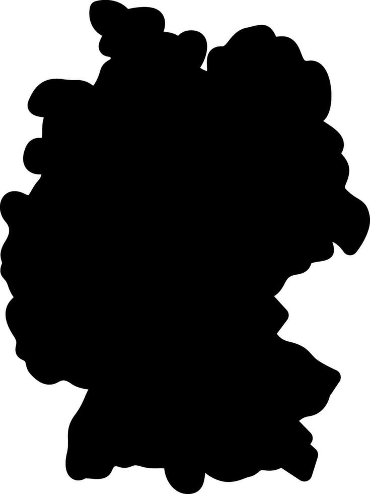 solid icon for german vector
