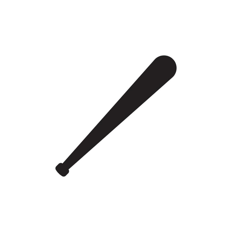 baseball bat icon vector