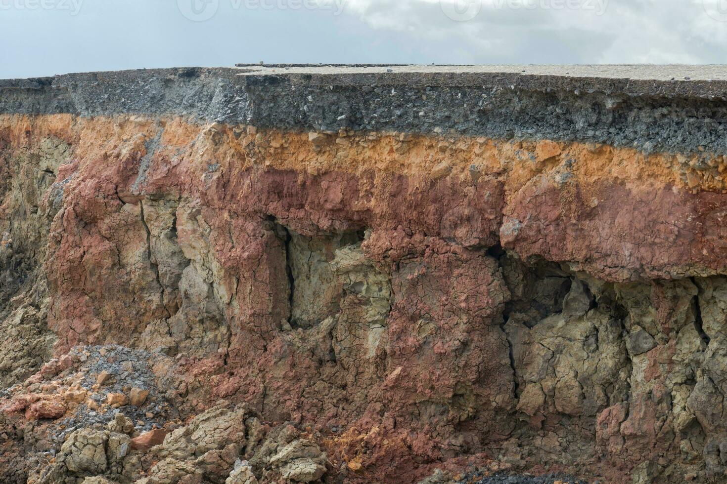 The layers of road. Un-focus image photo