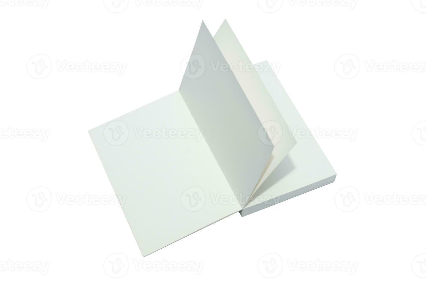 Sketch book on white background. photo