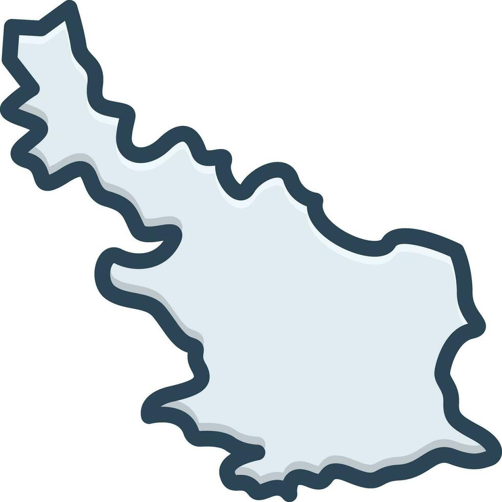 Color icon for armenia vector