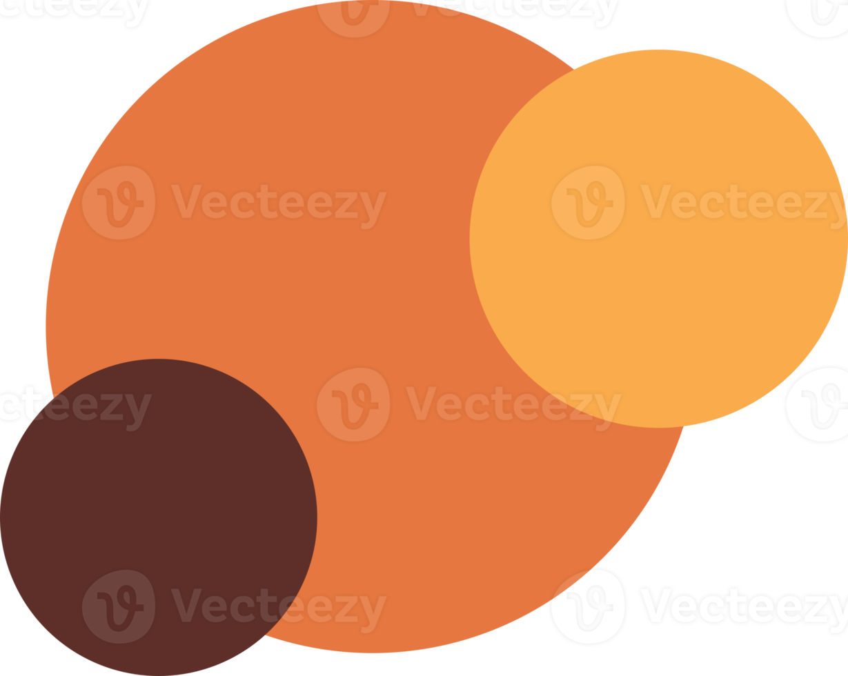 Abstract autumn circle icon png