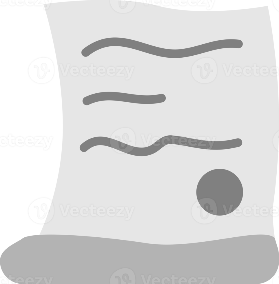 paper document or bill drawing doodle icon png