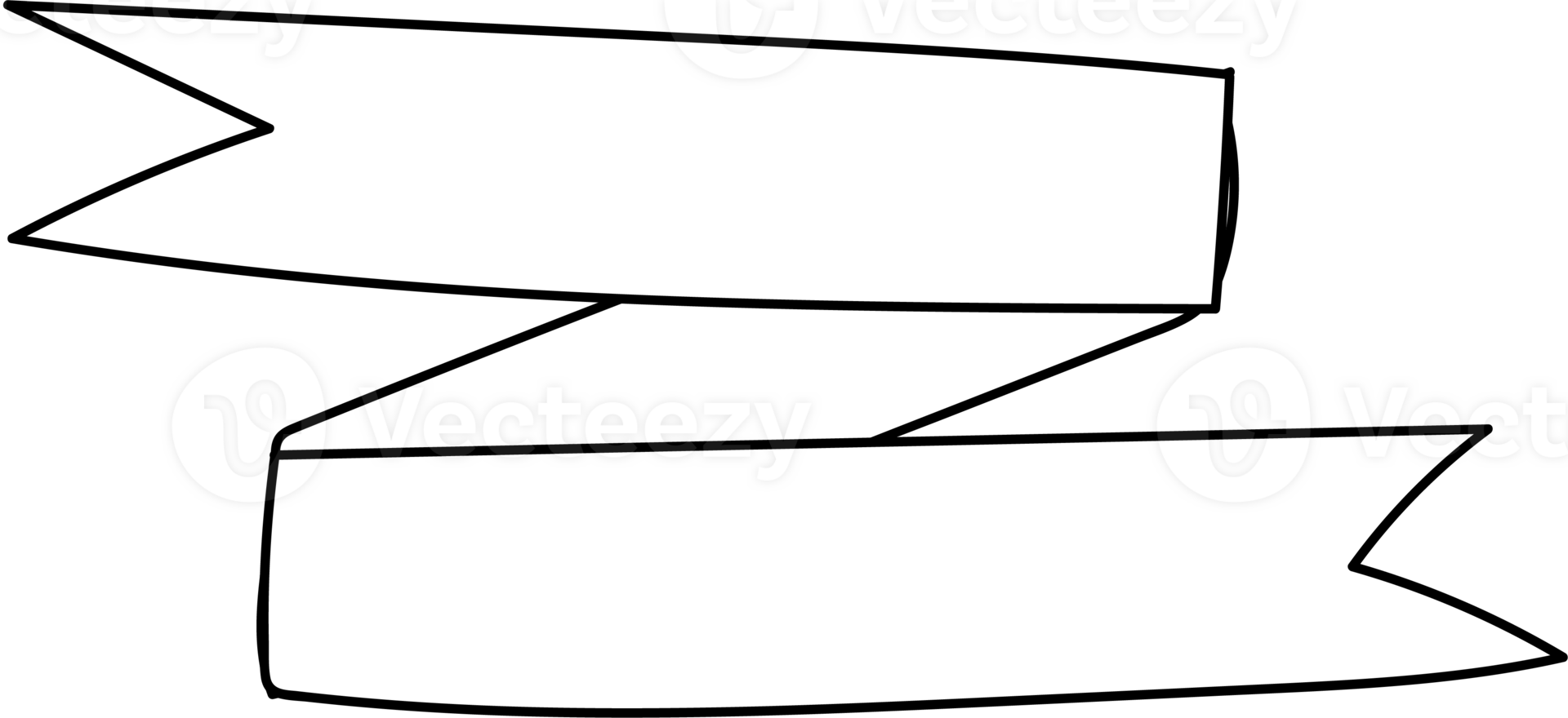 Hand gezeichnet Band Banner Illustration, transparent Hintergrund. png