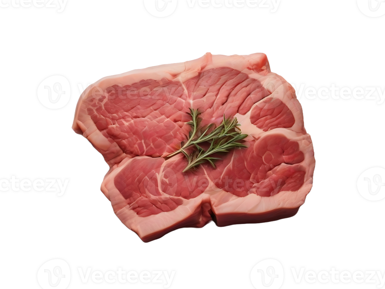 AI generated Beef steak on Transparent background png