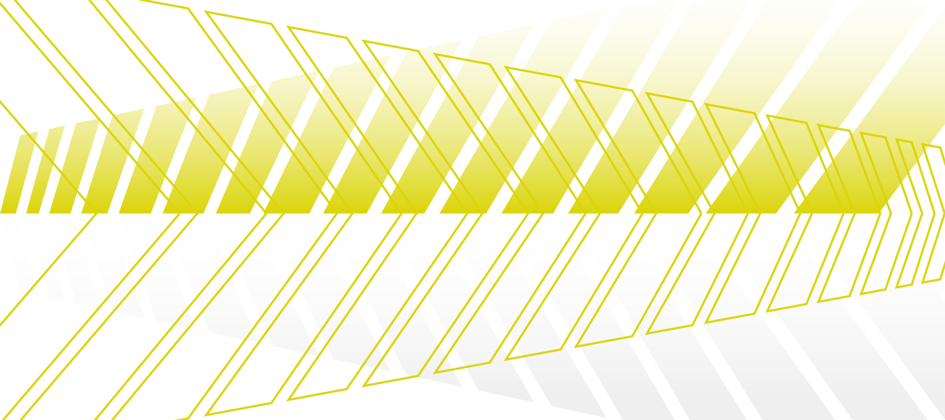 Speed chevron yellow line gradient abstract transparent background png