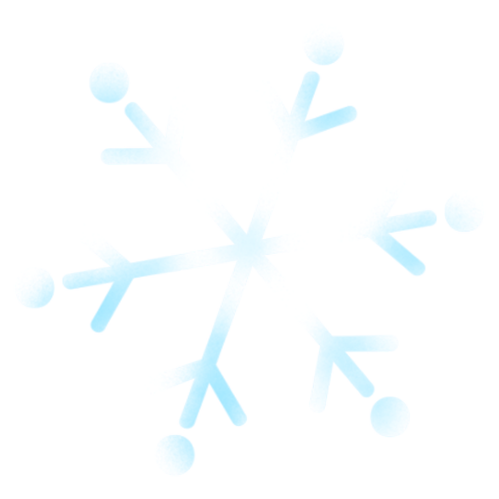 snowflake on winter png