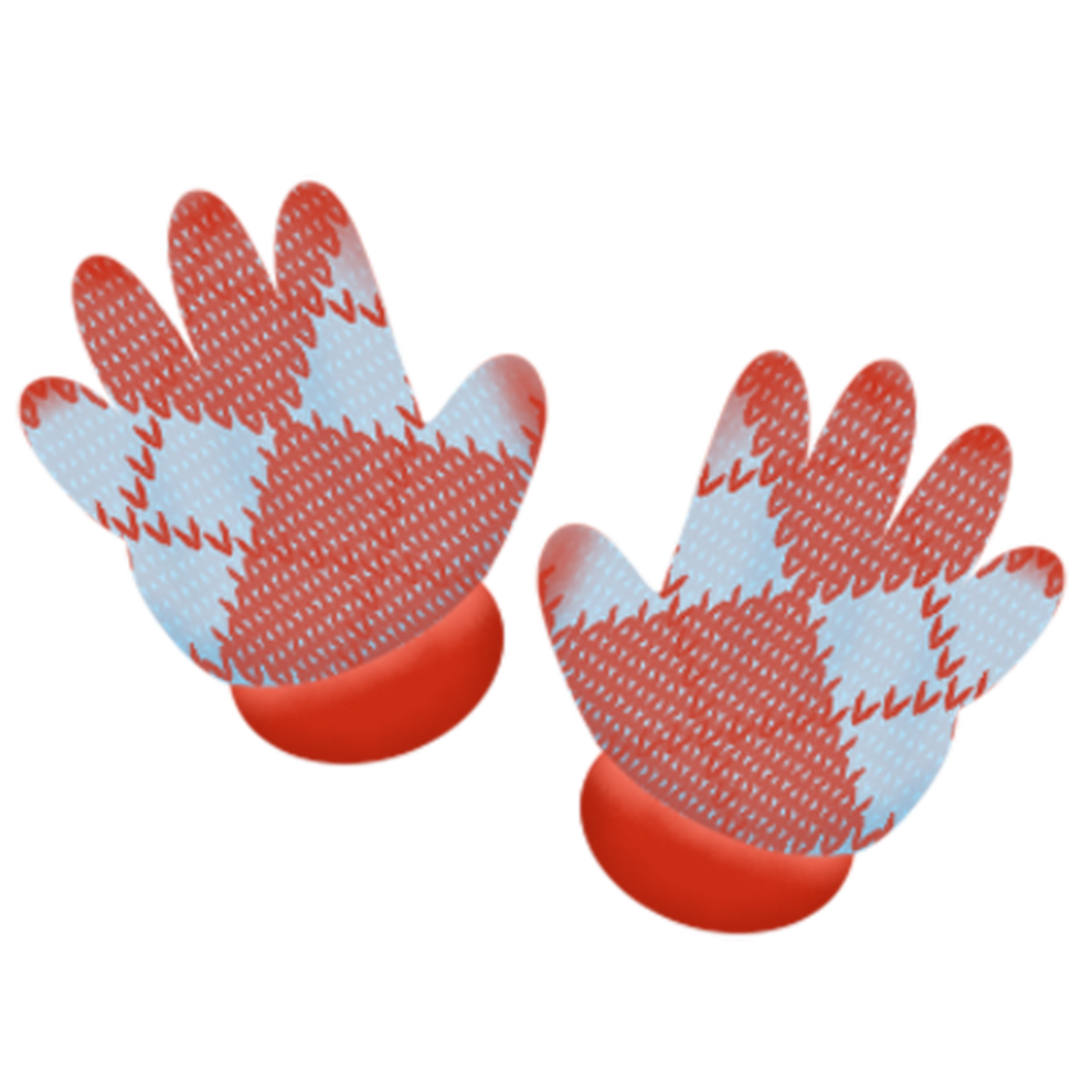 cute winter gloves png