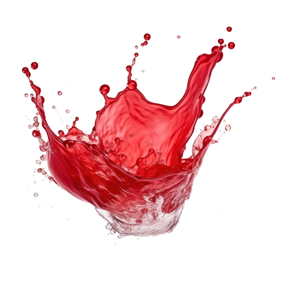 AI generated Wave splash isolated on transparent background. png