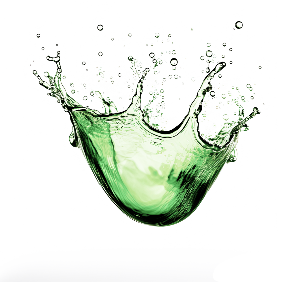 AI generated Wave splash isolated on transparent background. png