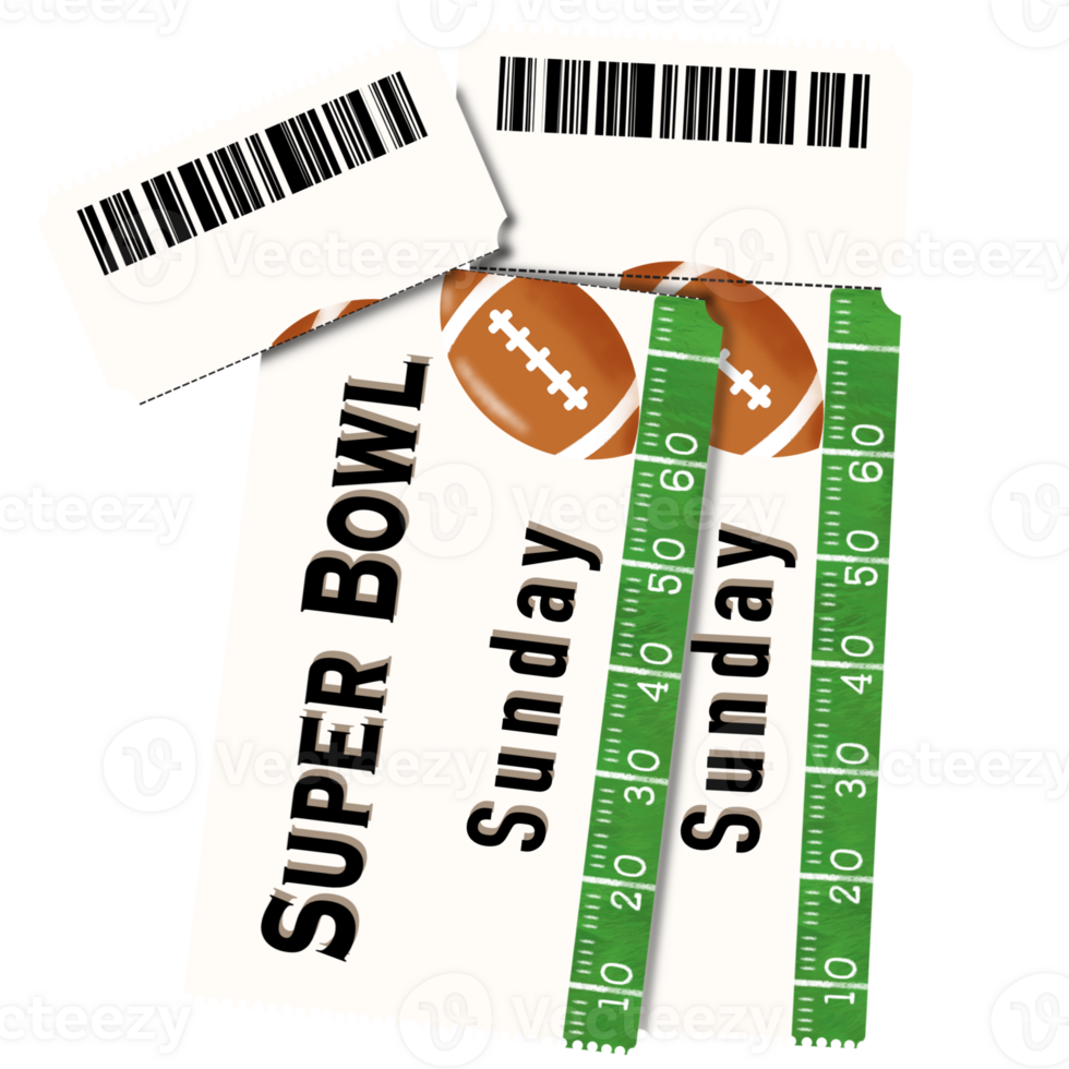 super bowl tickets png 35589739 PNG