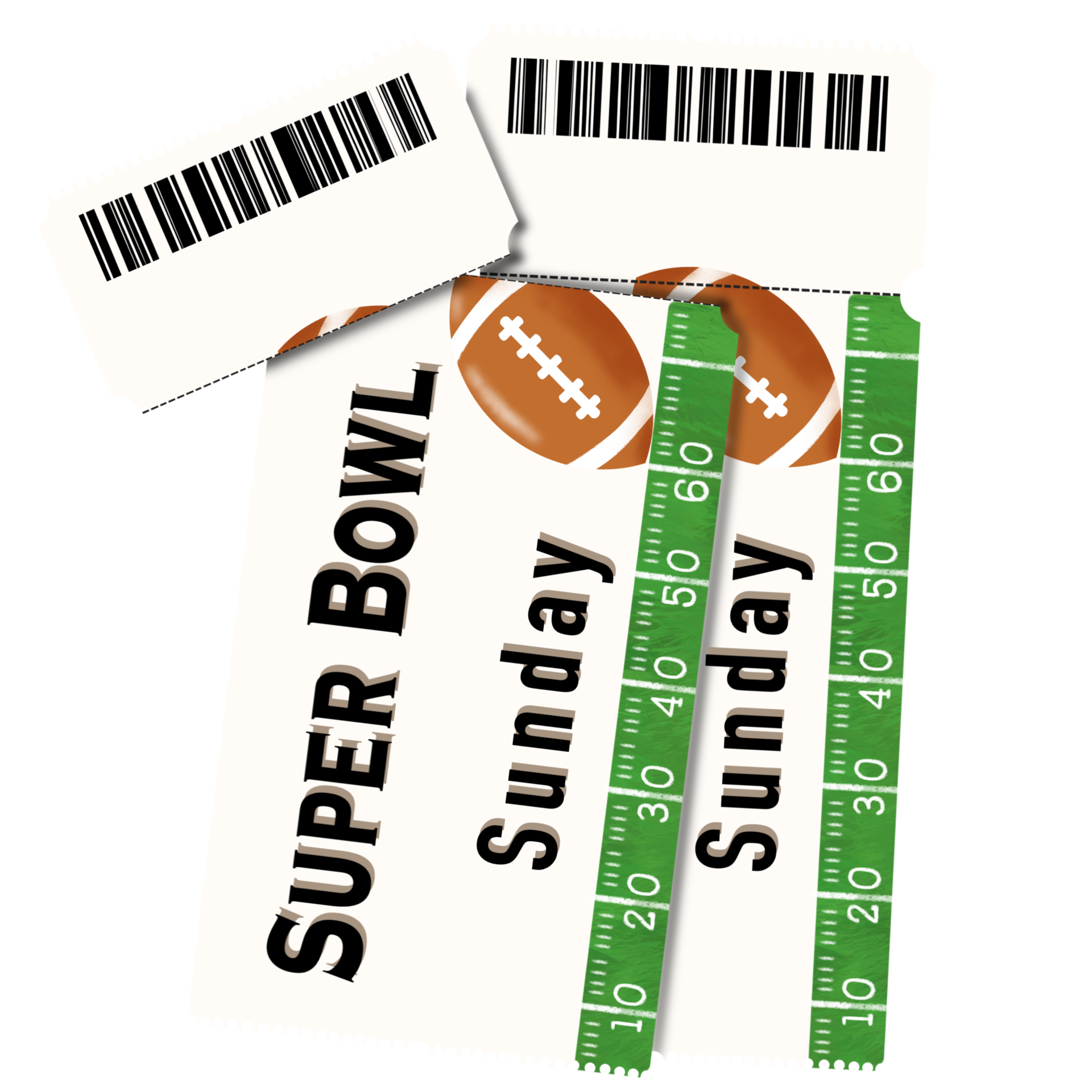 super bowl tickets png 35589739 PNG