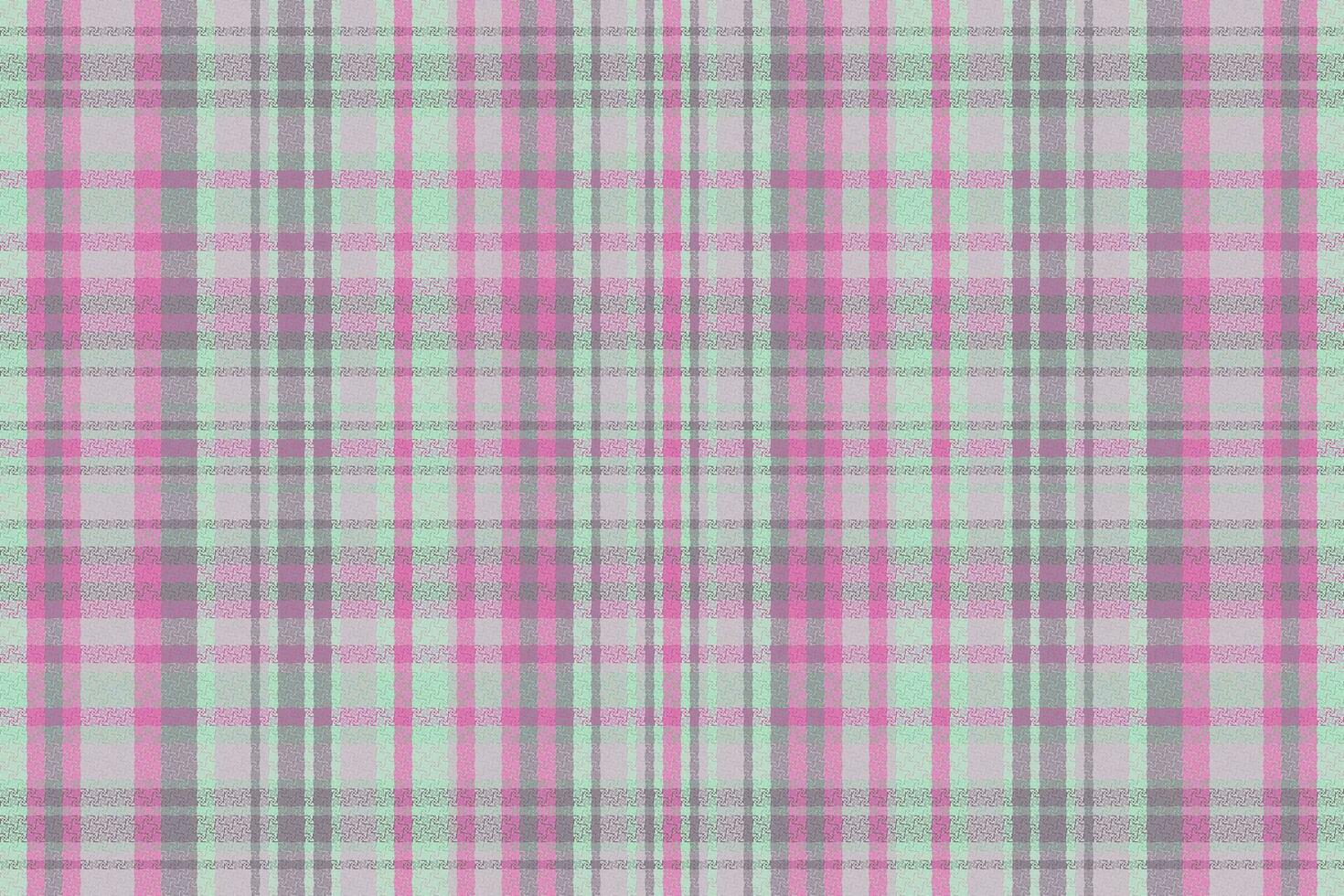 Tartan plaid pattern with texture and summer color. vector