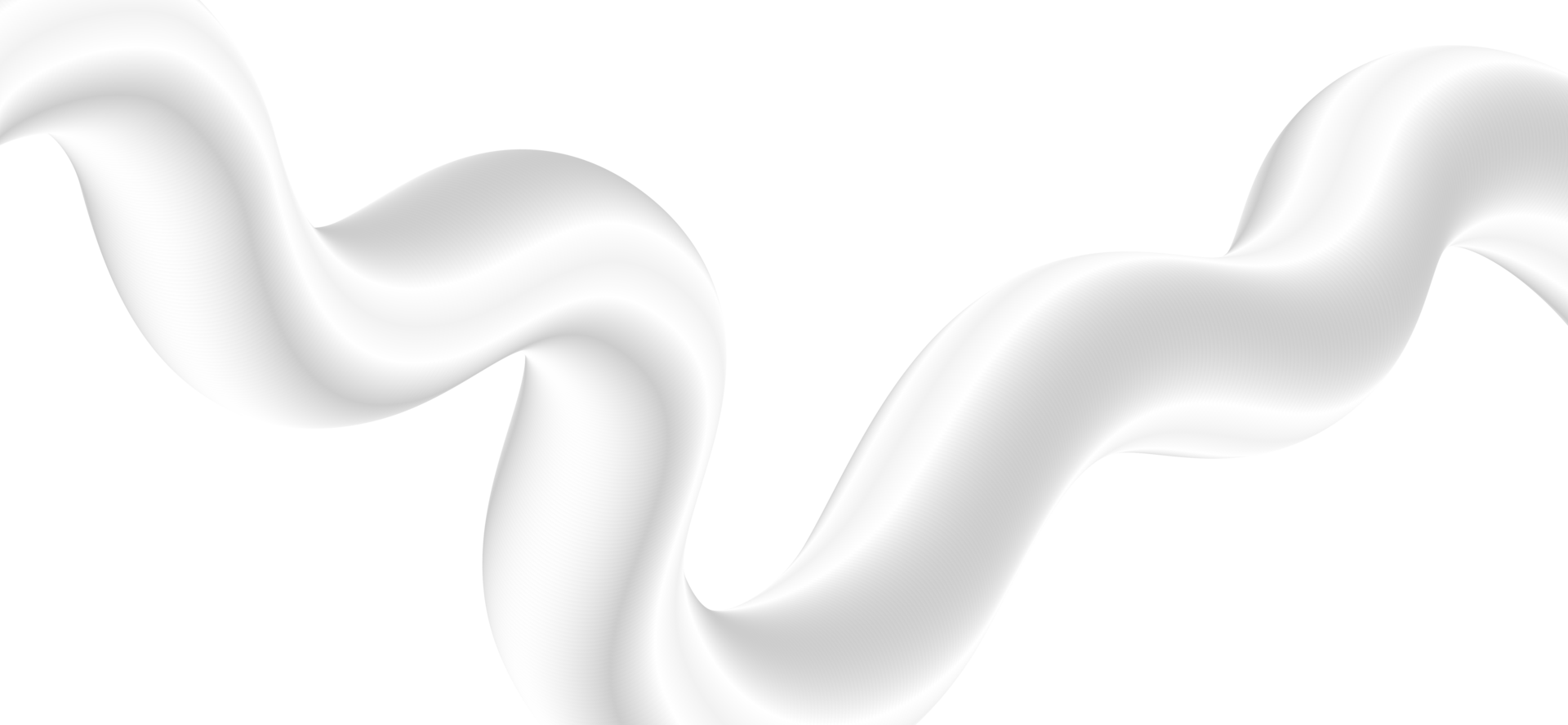 Abstract grey and white 3d liquid wavy banner png