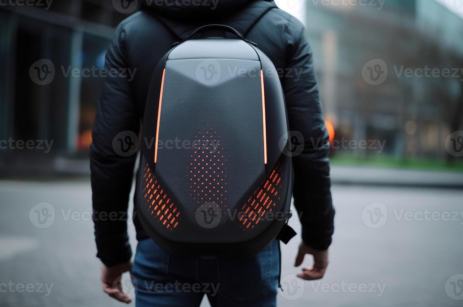 AI generated Design smart contemporary backpack. Generate ai photo