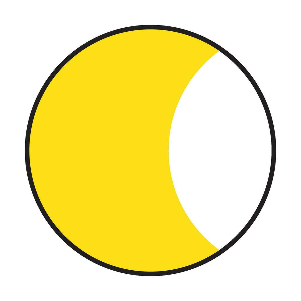 moon phase icon vector