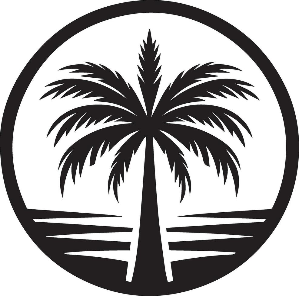 Palm Tree vector logo silhouette, Palm Icon vector 15